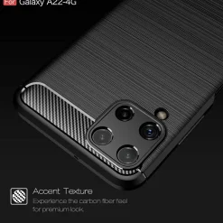 Samsung Galaxy A22 4G / M32 / M22 - Carbon Case Hülle, stoßfest