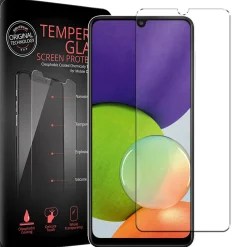 Samsung Galaxy A22 4G / M32 / M22 - 2x 9H Panzer Glasfolie, Displayfolie