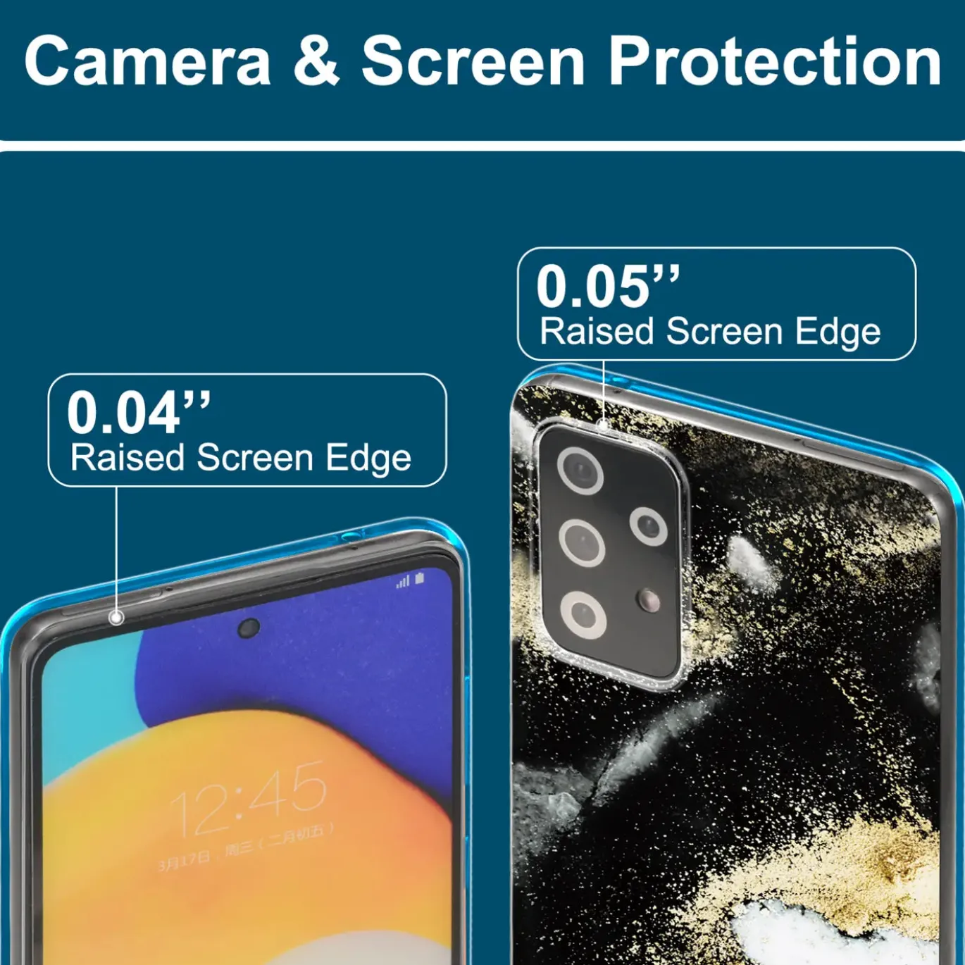 Samsung Galaxy A33 5G - Marmor & Sand Design Hülle