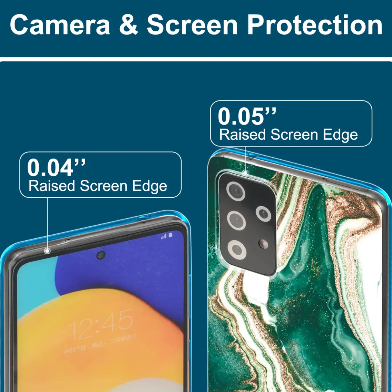 Samsung Galaxy A33 5G - Marmor & Sand Design Hülle
