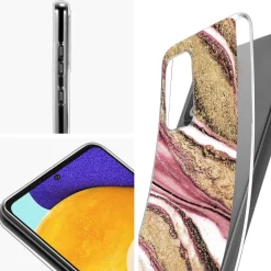 Samsung Galaxy A33 5G - Marmor & Sand Design Hülle