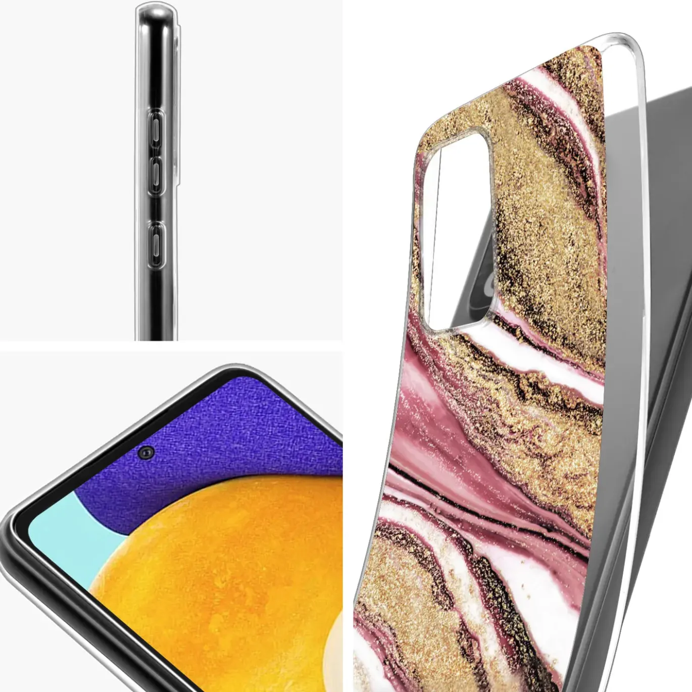 Samsung Galaxy A33 5G - Marmor & Sand Design Hülle