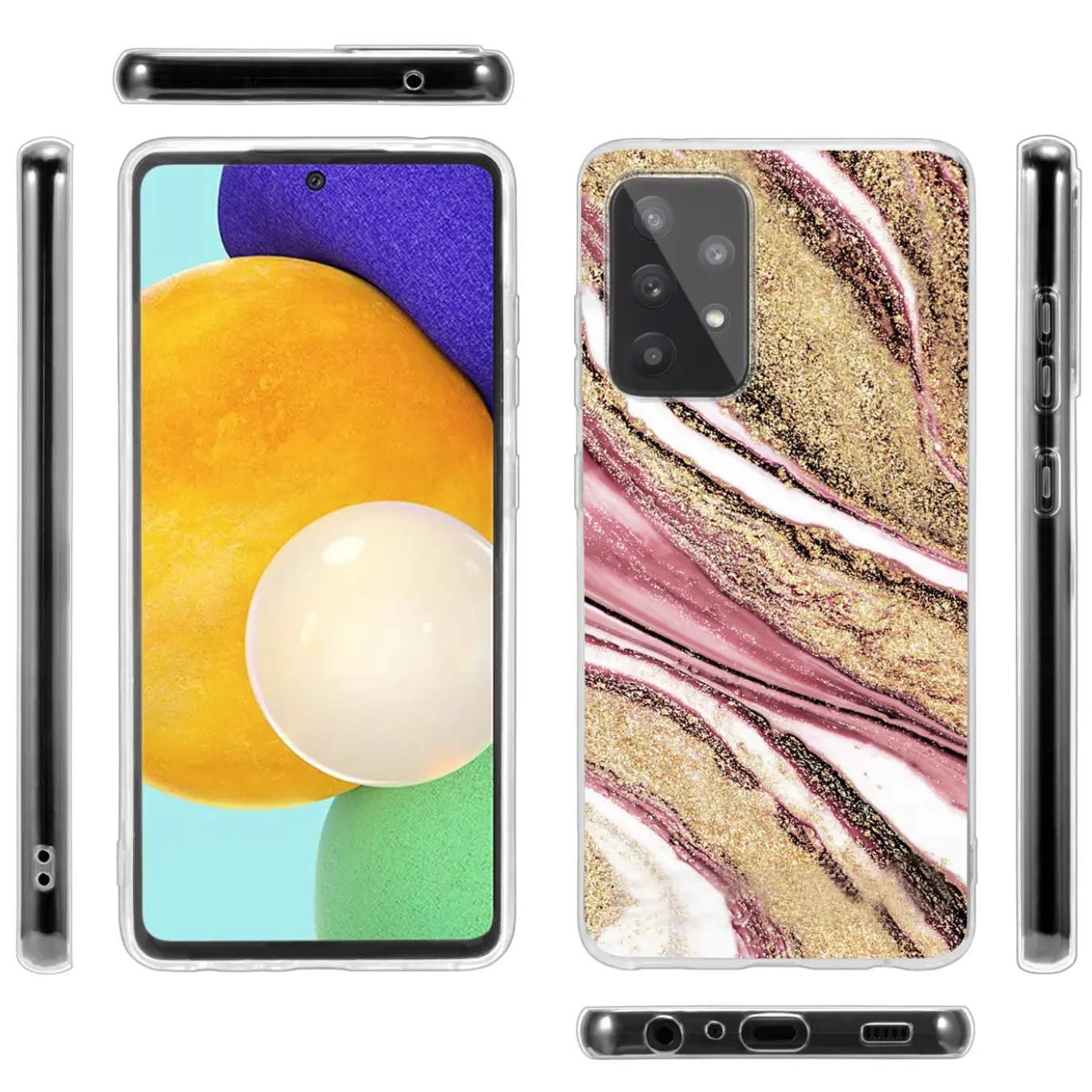 Samsung Galaxy A33 5G - Marmor & Sand Design Hülle