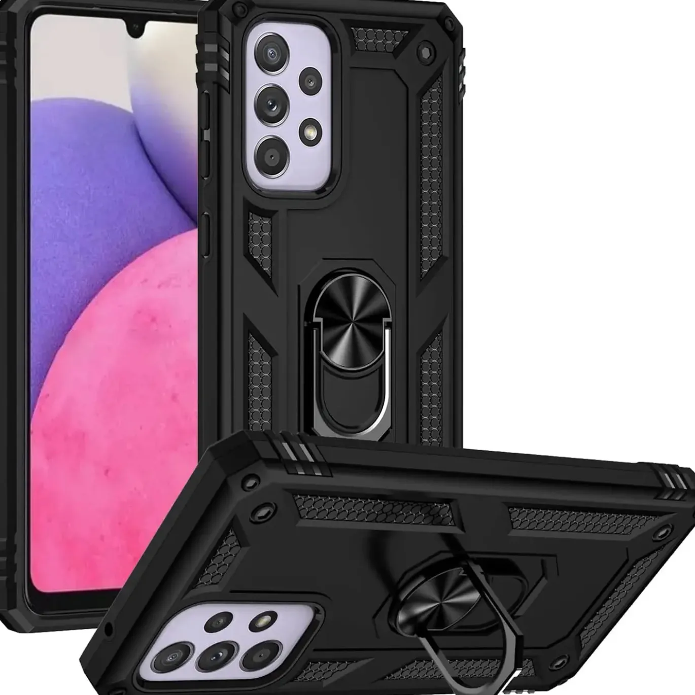 Samsung Galaxy A33 5G - Outdoor Hardcase mit Ringhalter