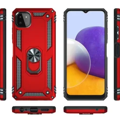 Samsung Galaxy A22 5G - Outdoor Hardcase mit Ringhalter