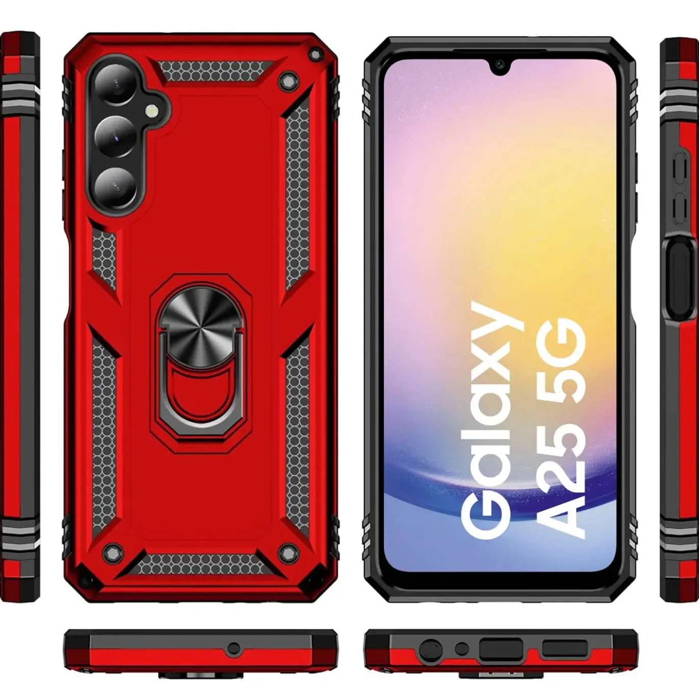 Samsung Galaxy A25 5G - Outdoor Hardcase mit Ringhalter