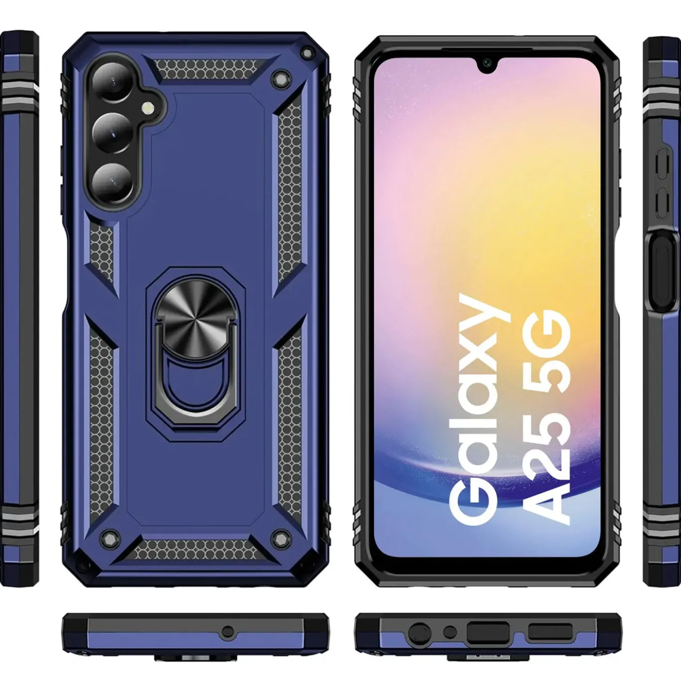 Samsung Galaxy A25 5G - Outdoor Hardcase mit Ringhalter