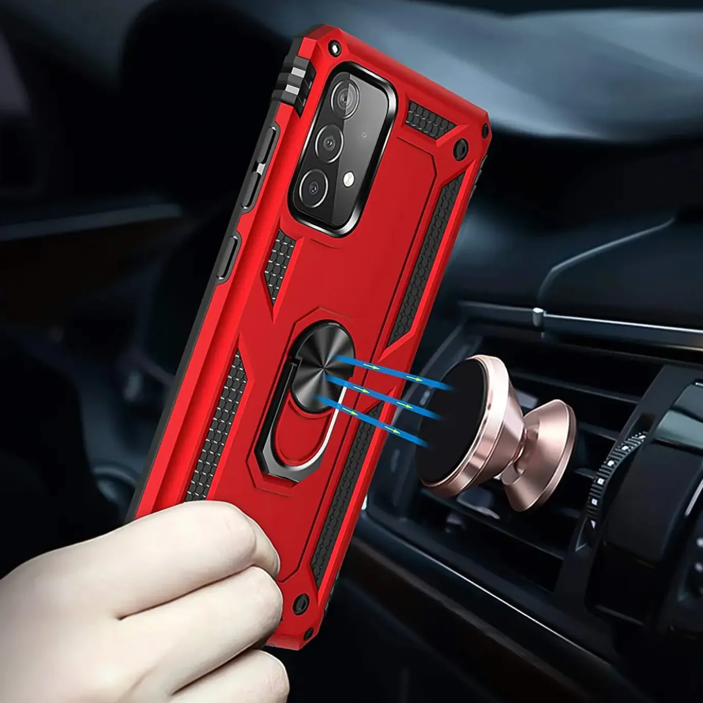 Samsung Galaxy A53 5G - Outdoor Hardcase mit Ringhalter