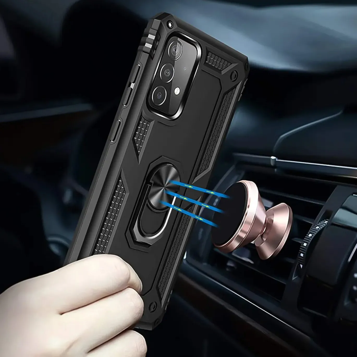 Samsung Galaxy A53 5G - Outdoor Hardcase mit Ringhalter