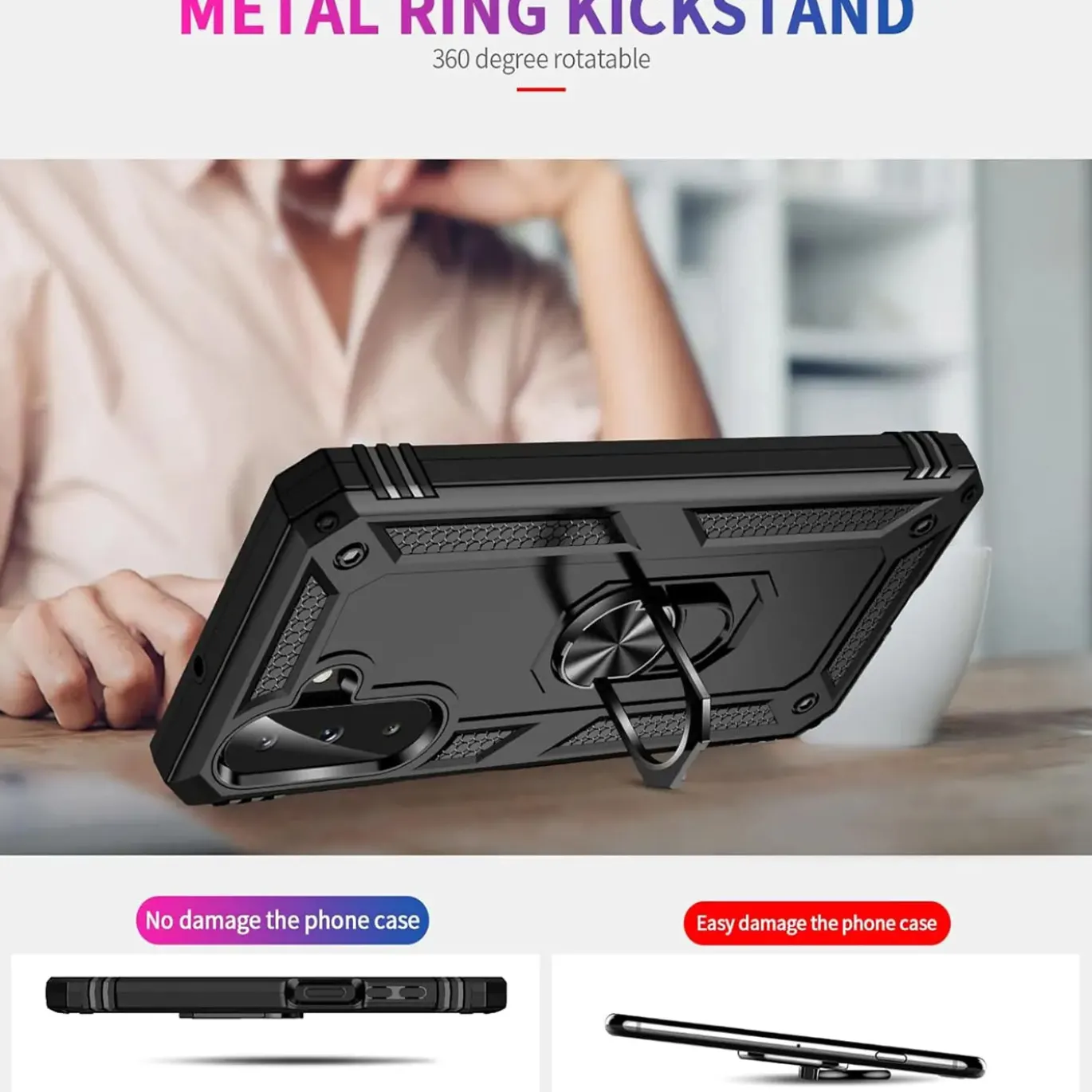 Samsung Galaxy A26 5G - Outdoor Hardcase mit Ringhalter