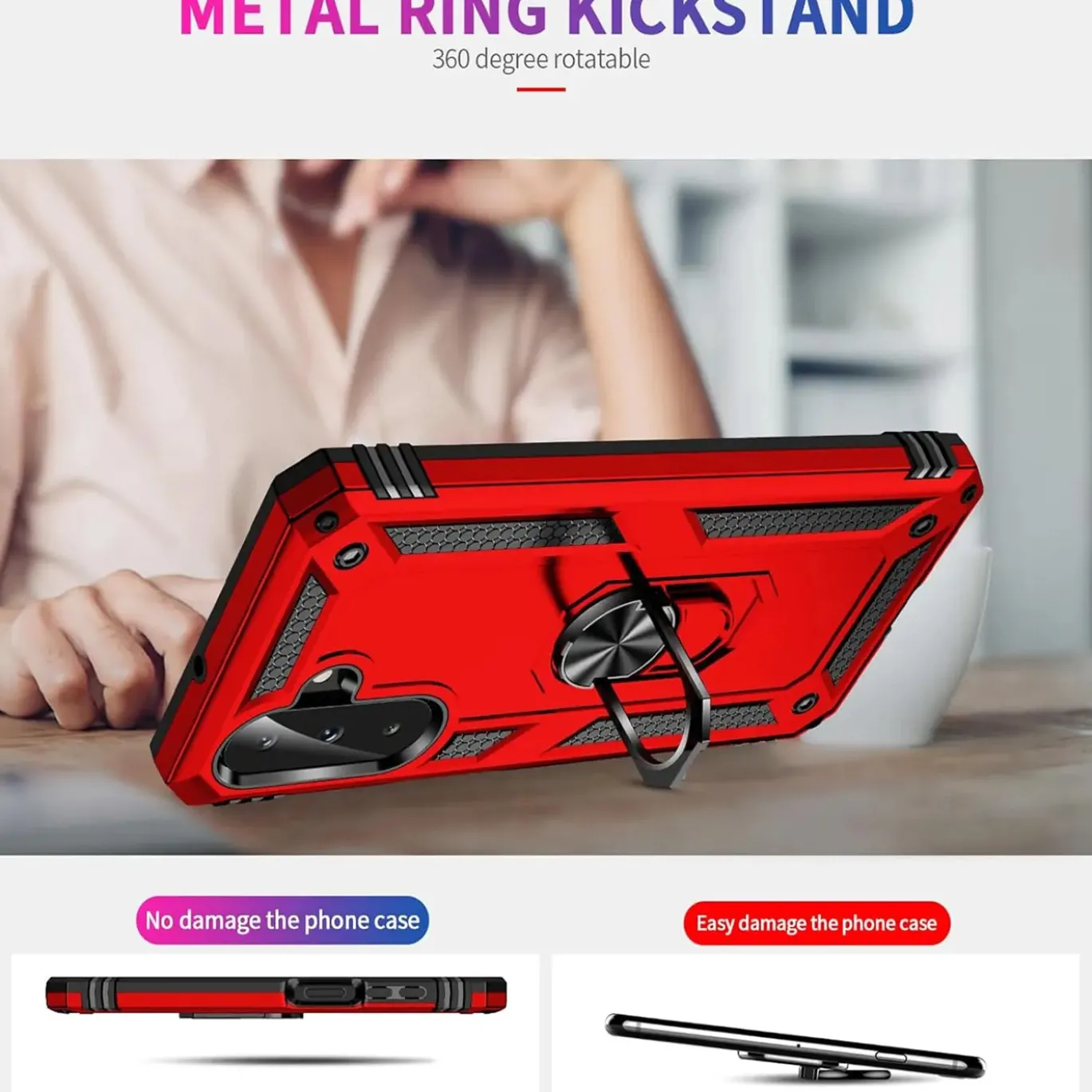Samsung Galaxy A26 5G - Outdoor Hardcase mit Ringhalter