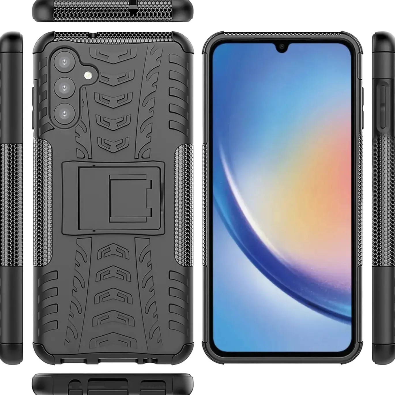 Samsung Galaxy A34 5G - Outdoor Hülle 2-teiliges Schutzcase