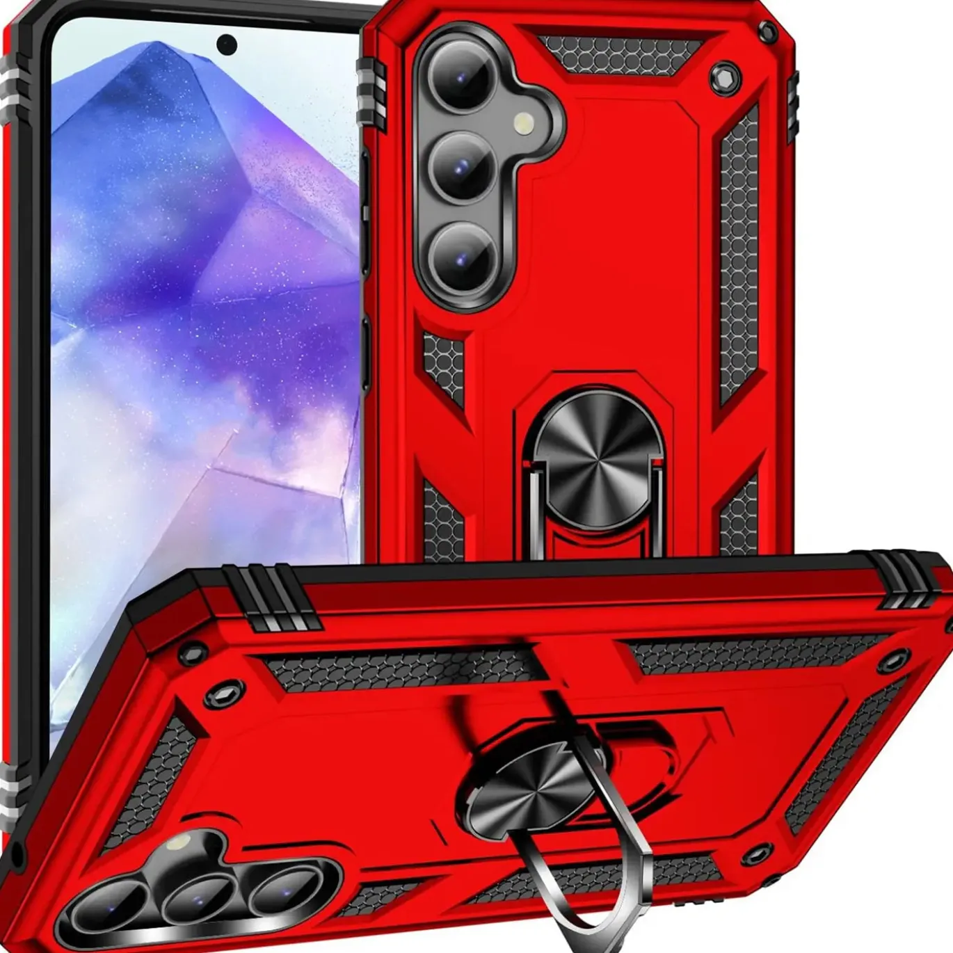 Samsung Galaxy A35 5G - Outdoor Hardcase mit Ringhalter