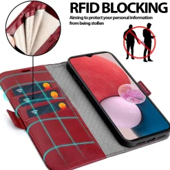 Samsung Galaxy A13 4G - Robuste Klapphülle mit RFID Block