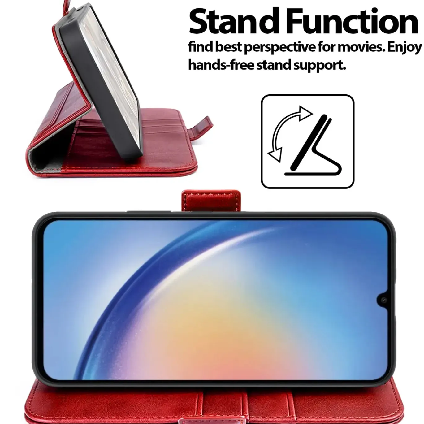 Samsung Galaxy A34 5G - Robuste Klapphülle mit RFID Block