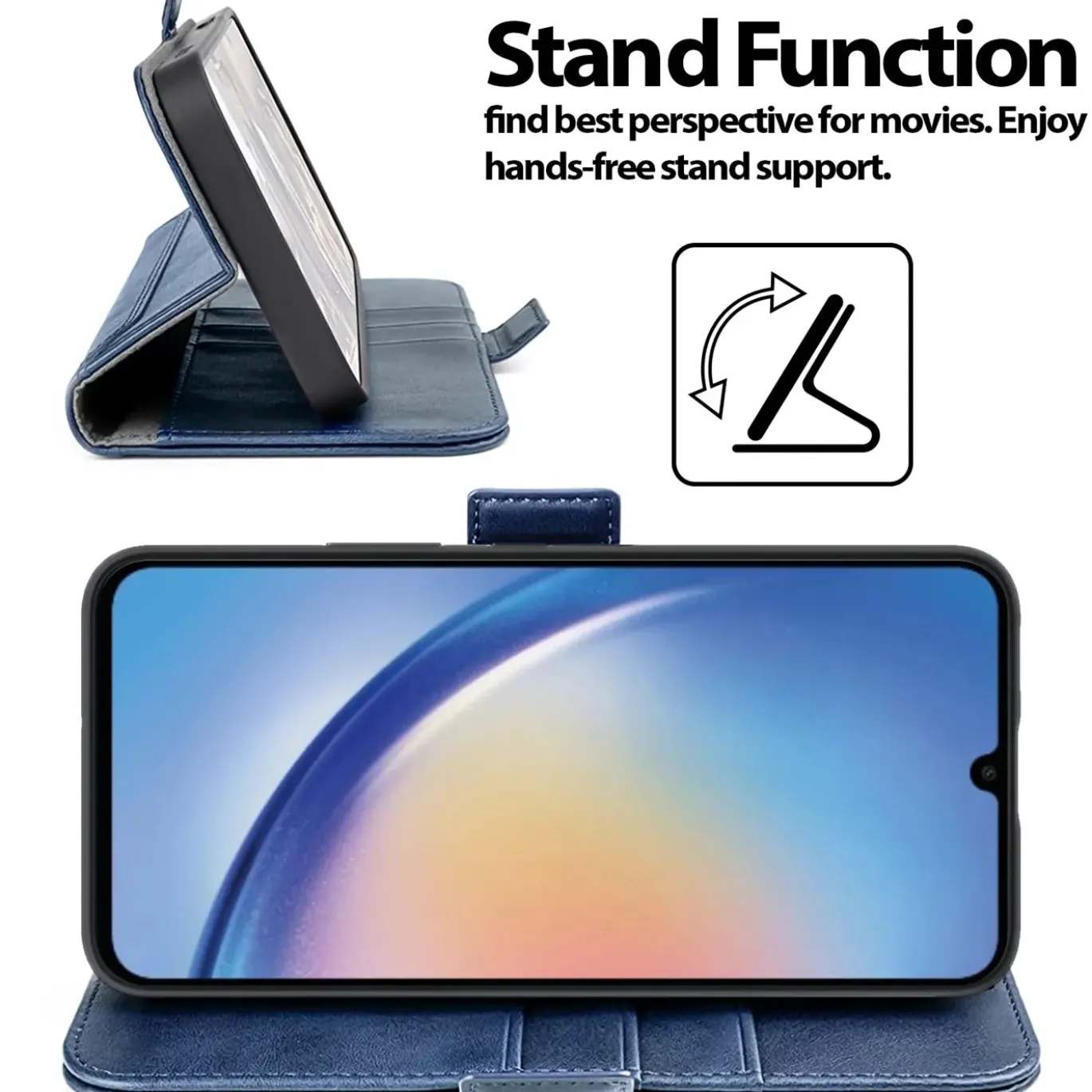 Samsung Galaxy A34 5G - Robuste Klapphülle mit RFID Block