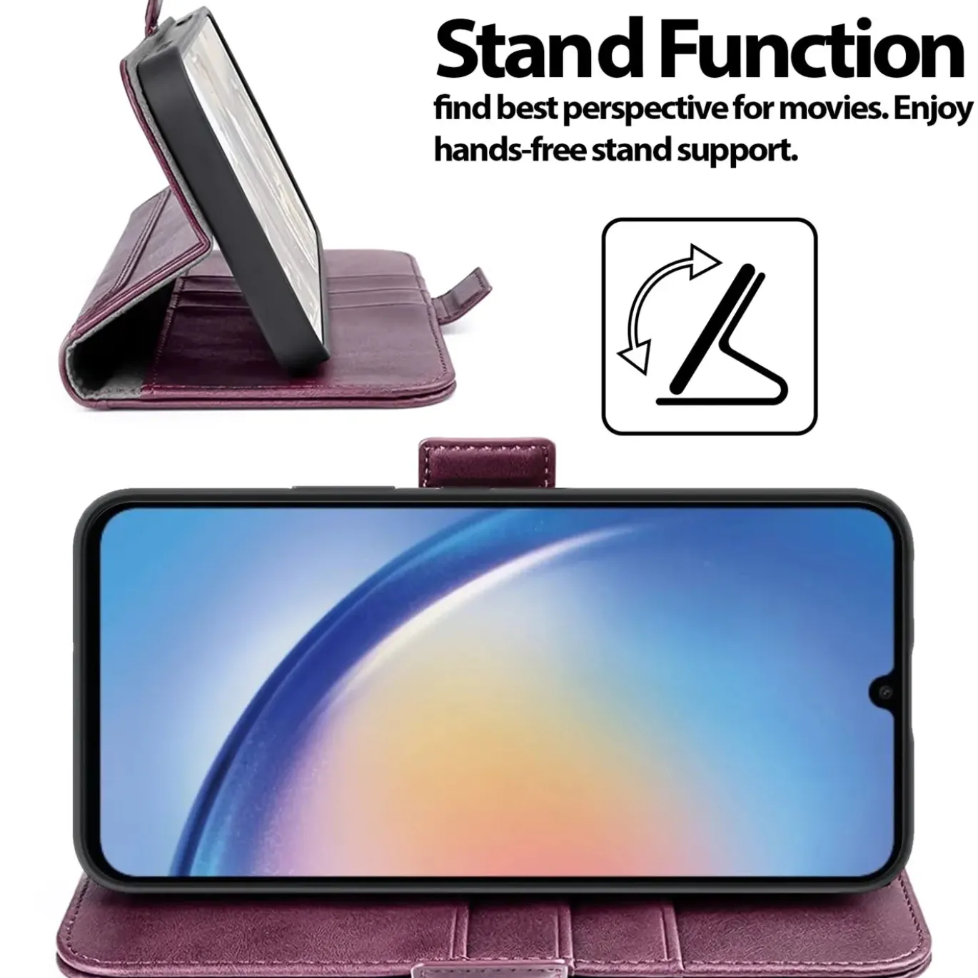 Samsung Galaxy A34 5G - Robuste Klapphülle mit RFID Block