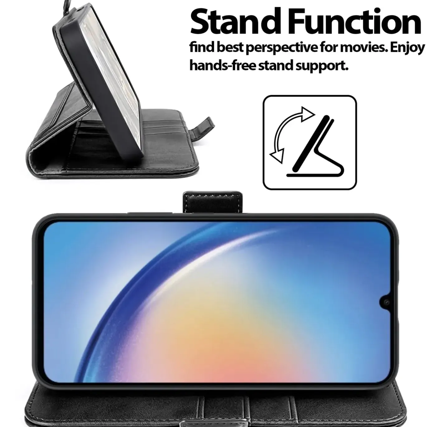 Samsung Galaxy A34 5G - Robuste Klapphülle mit RFID Block