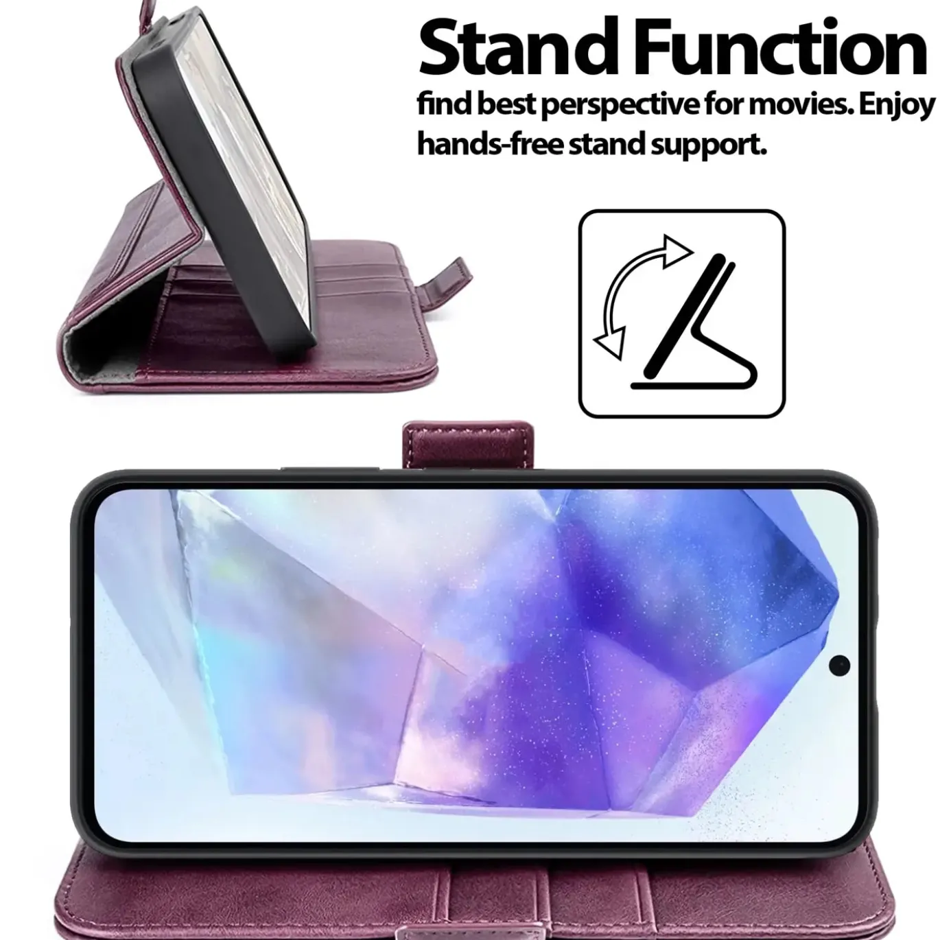 Samsung Galaxy A36 5G - Robuste Klapphülle mit RFID Block