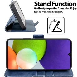 Samsung Galaxy A22 5G - Robuste Klapphülle mit RFID Block