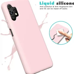 Samsung Galaxy A32 5G - Silikon Case mit Mikrofaser-Innenseite