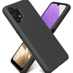 Samsung Galaxy A32 5G - Silikon Case mit Mikrofaser-Innenseite