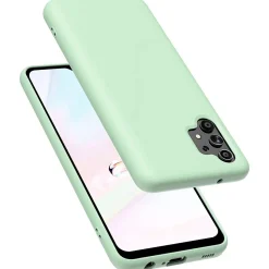Samsung Galaxy A32 5G - Silikon Case mit Mikrofaser-Innenseite