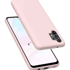 Samsung Galaxy A32 5G - Silikon Case mit Mikrofaser-Innenseite