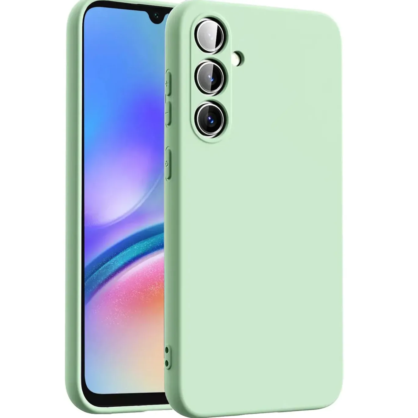 Samsung Galaxy A16 5G - Silikon Case mit Mikrofaser-Innenseite