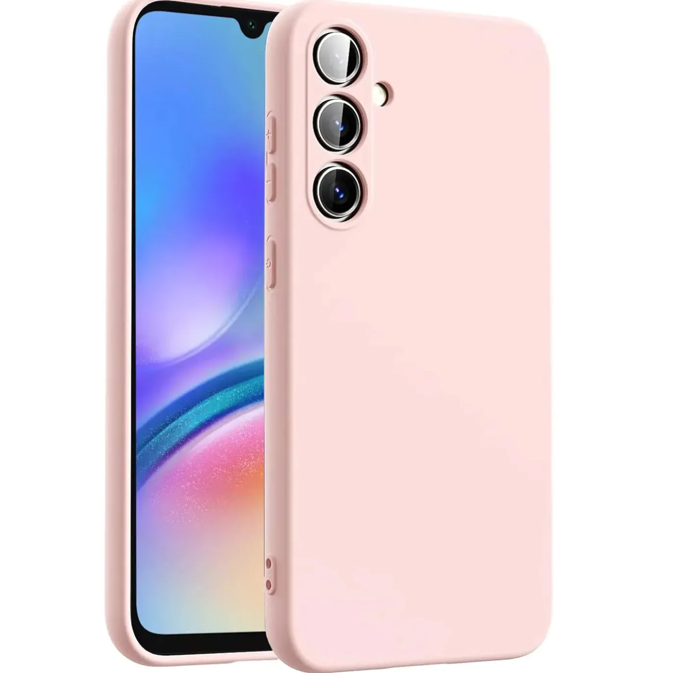 Samsung Galaxy A16 5G - Silikon Case mit Mikrofaser-Innenseite