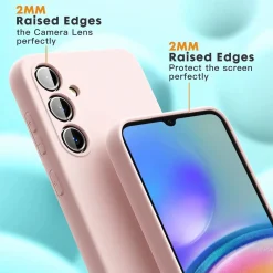 Samsung Galaxy A16 5G - Silikon Case mit Mikrofaser-Innenseite