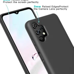 Samsung Galaxy A13 4G - Silikon Case mit Mikrofaser-Innenseite