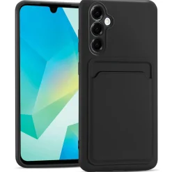 Samsung Galaxy A26 5G - Silikonhülle mit Kartenfach & Kameraschutz