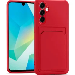 Samsung Galaxy A26 5G - Silikonhülle mit Kartenfach & Kameraschutz