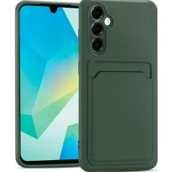Samsung Galaxy A16 5G - Silikonhülle mit Kartenfach & Kameraschutz