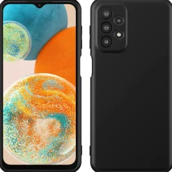 Samsung Galaxy A23 5G - Silikon Case mit Mikrofaser-Innenseite