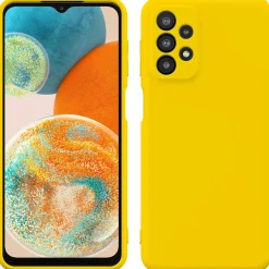 Samsung Galaxy A23 5G - Silikon Case mit Mikrofaser-Innenseite