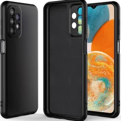 Samsung Galaxy A23 5G - Silikon Case mit Mikrofaser-Innenseite