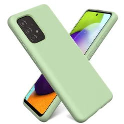 Samsung Galaxy A55 5G - Silikon Case mit Mikrofaser-Innenseite