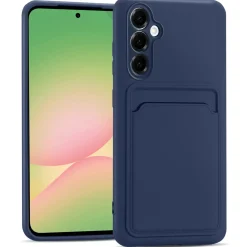 Samsung Galaxy A36 5G - Silikonhülle mit Kartenfach & Kameraschutz