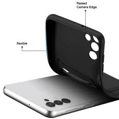 Samsung Galaxy A36 5G - Silikonhülle mit Kartenfach & Kameraschutz