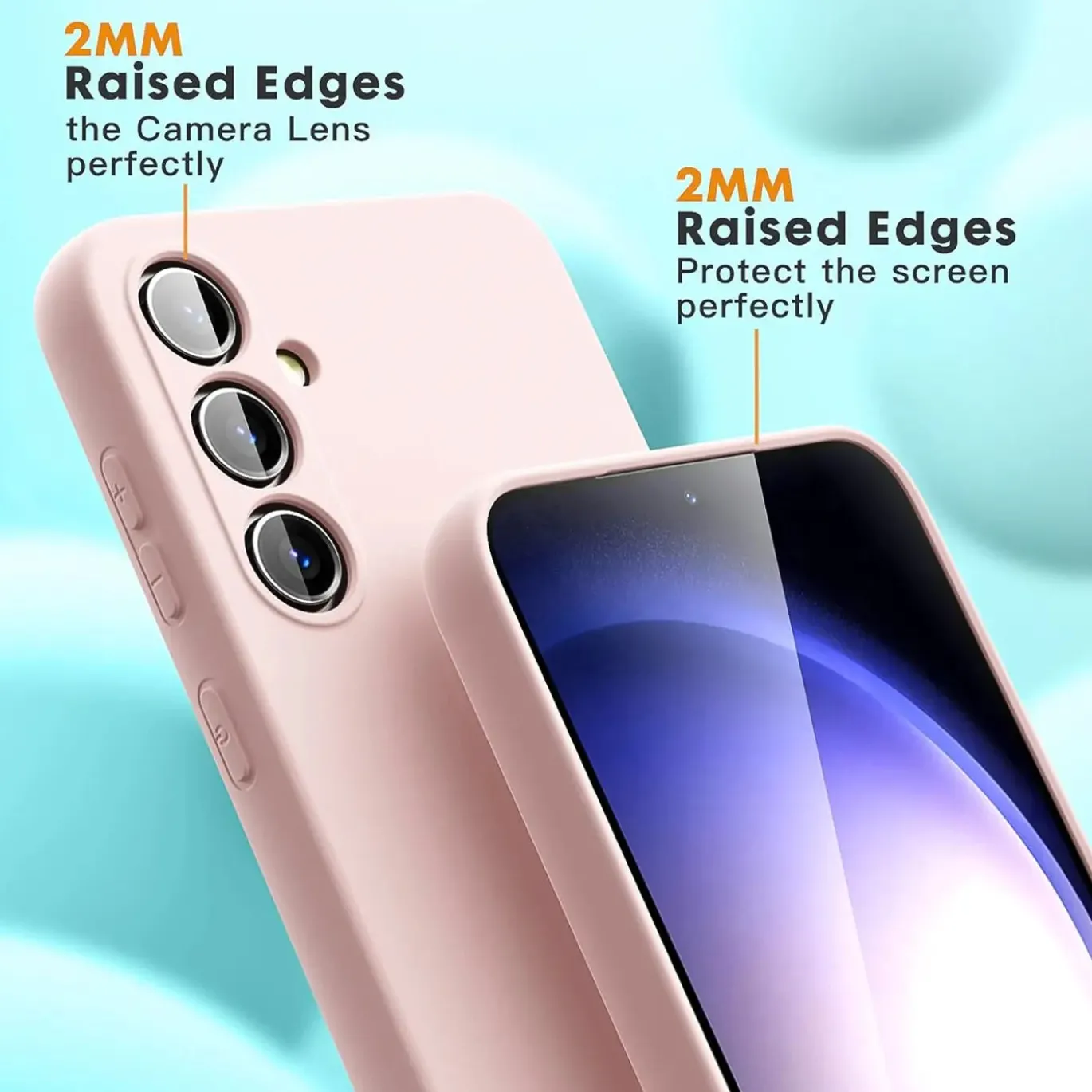 Samsung Galaxy A54 5G - Silikon Case mit Mikrofaser-Innenseite