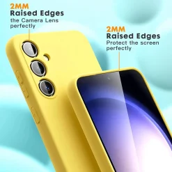 Samsung Galaxy A54 5G - Silikon Case mit Mikrofaser-Innenseite