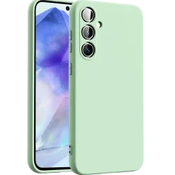 Samsung Galaxy A54 5G - Silikon Case mit Mikrofaser-Innenseite