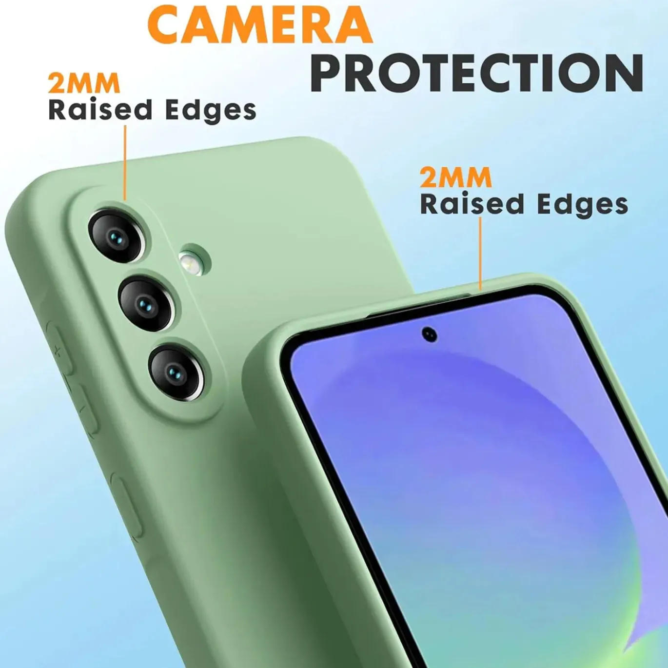 Samsung Galaxy A56 5G - Silikon Case mit Mikrofaser-Innenseite