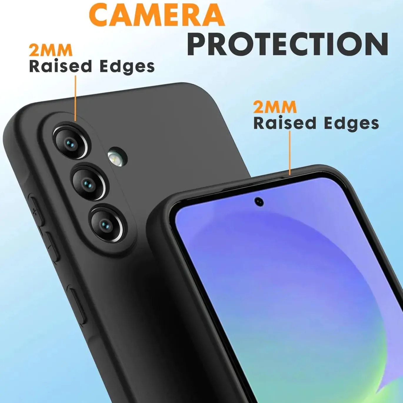Samsung Galaxy A56 5G - Silikon Case mit Mikrofaser-Innenseite