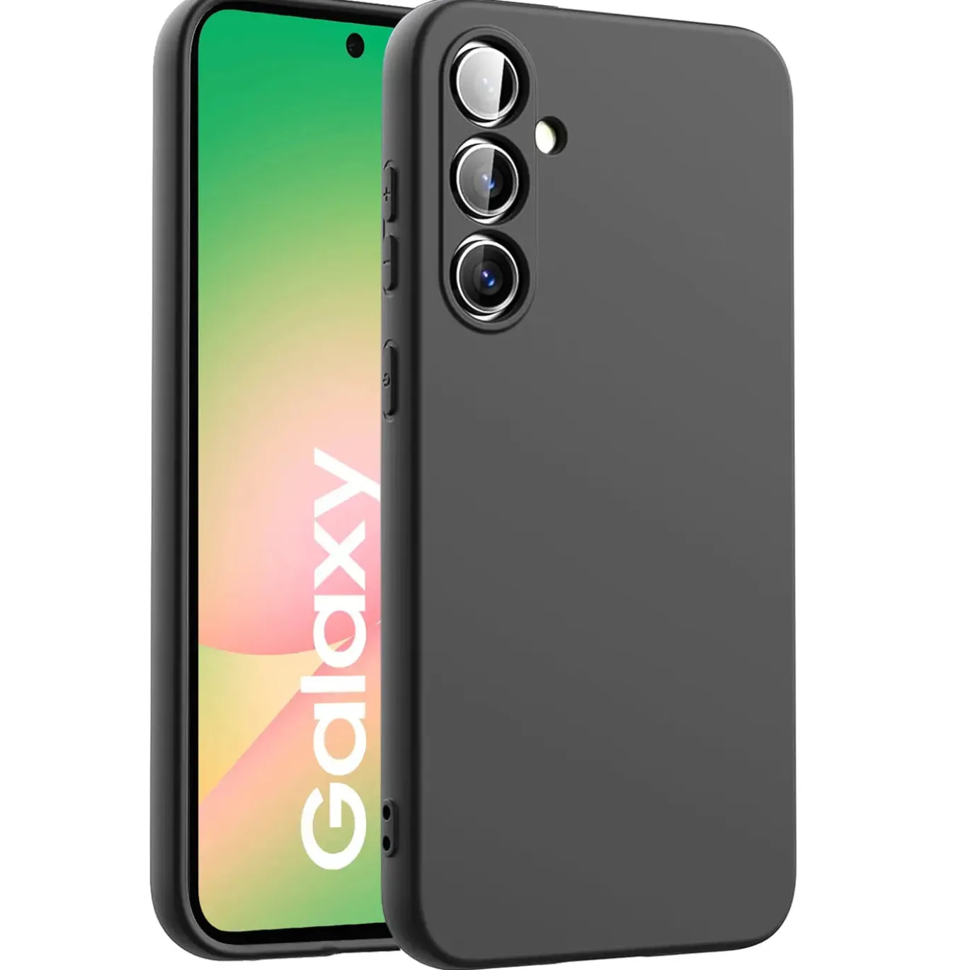 Samsung Galaxy A56 5G - Silikon Case mit Mikrofaser-Innenseite