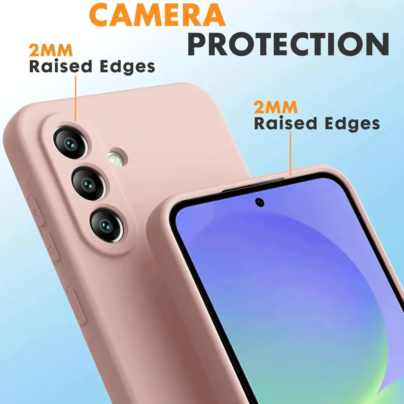 Samsung Galaxy A56 5G - Silikon Case mit Mikrofaser-Innenseite