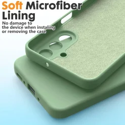 Samsung Galaxy A17 5G - Silikon Case mit Mikrofaser-Innenseite