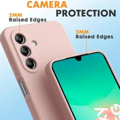 Samsung Galaxy A17 5G - Silikon Case mit Mikrofaser-Innenseite